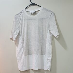 3.1 Phillip Lim Gray and White Tank Top